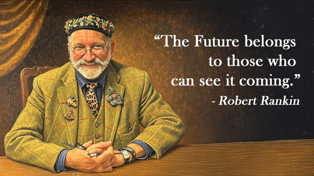 "The Future belongs to those who can see it coming." - Robert Rankin