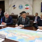 The economic alignment of Russia, China, and Iran in the face of American economic and military pressure.