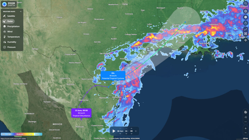 Extreme Weather Anomaly on the Texas Gulf Coast