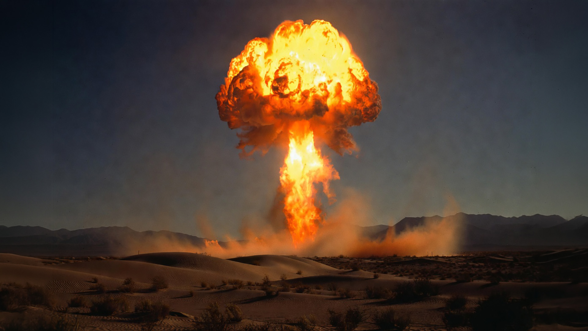 Nuclear Detonation in the Desert