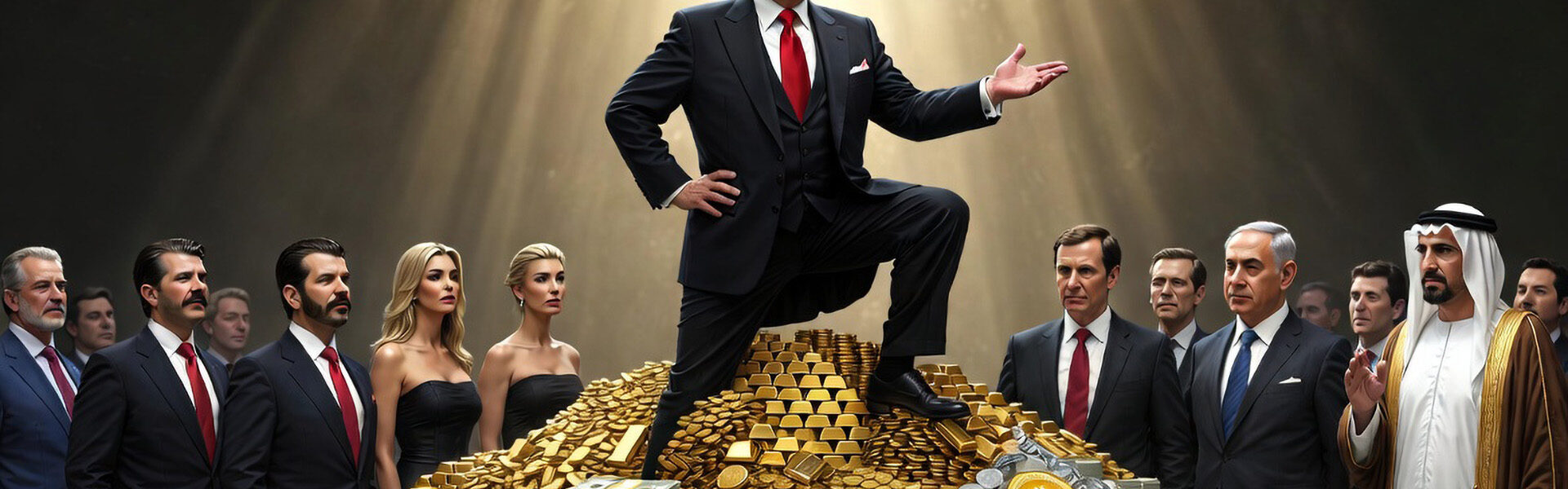 Trump profiteering from the control mechanisms of a second government