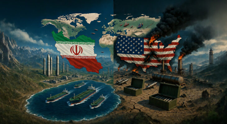 IRan and the United States are fighting an unequal war that highlights American strategic and logistical weakness