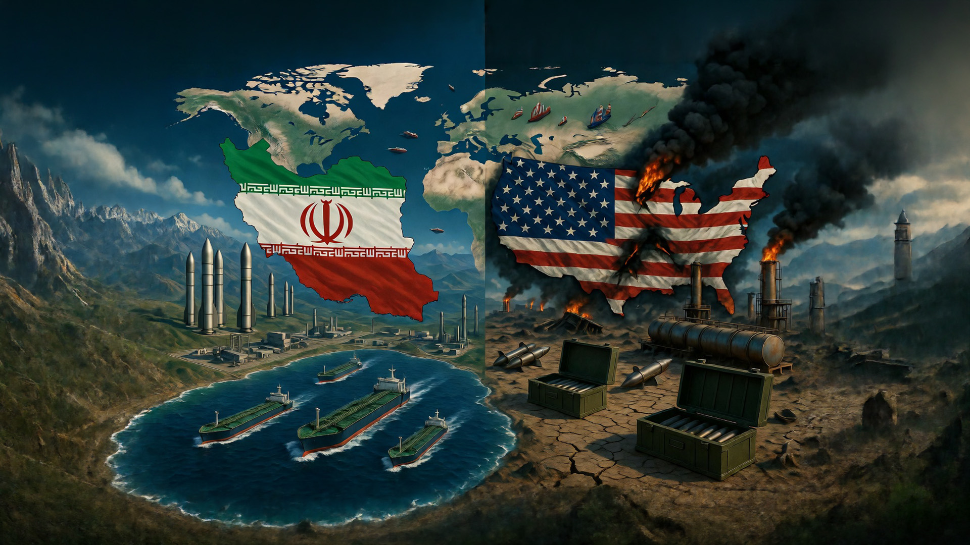 IRan and the United States are fighting an unequal war that highlights American strategic and logistical weakness
