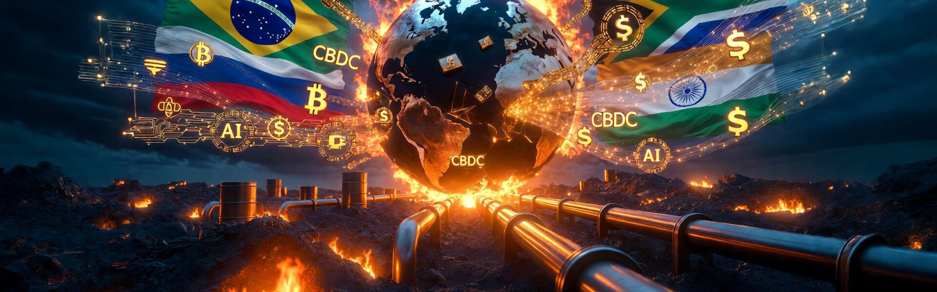 Resource and tech rivalries accelerate globally. BRICS is building a new payment alternative