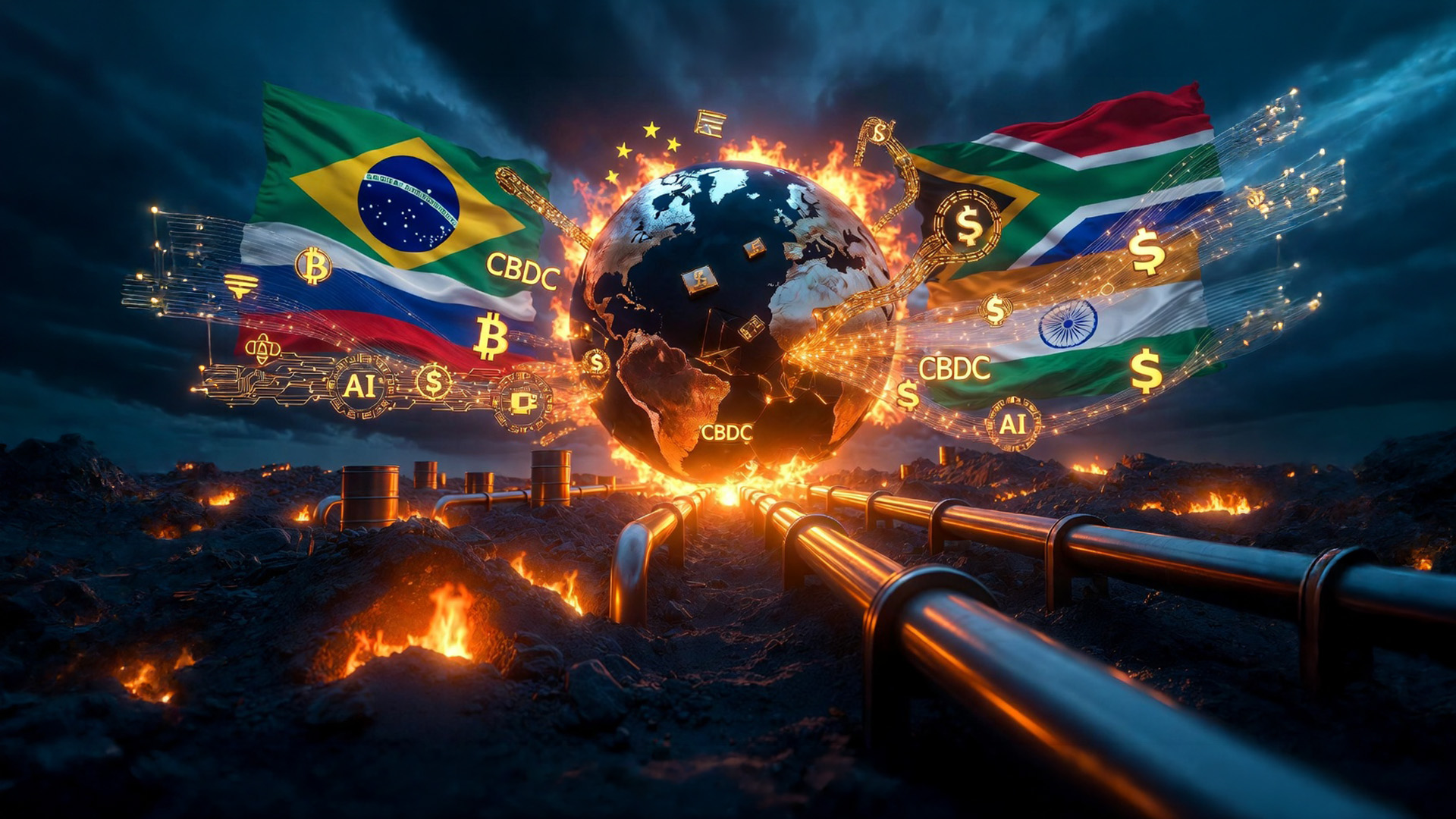 Resource and tech rivalries accelerate globally. BRICS is building a new payment alternative