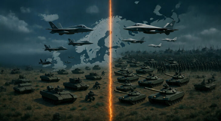 The asymmetry in military capabilities between Europe and Russia is frankly laughable