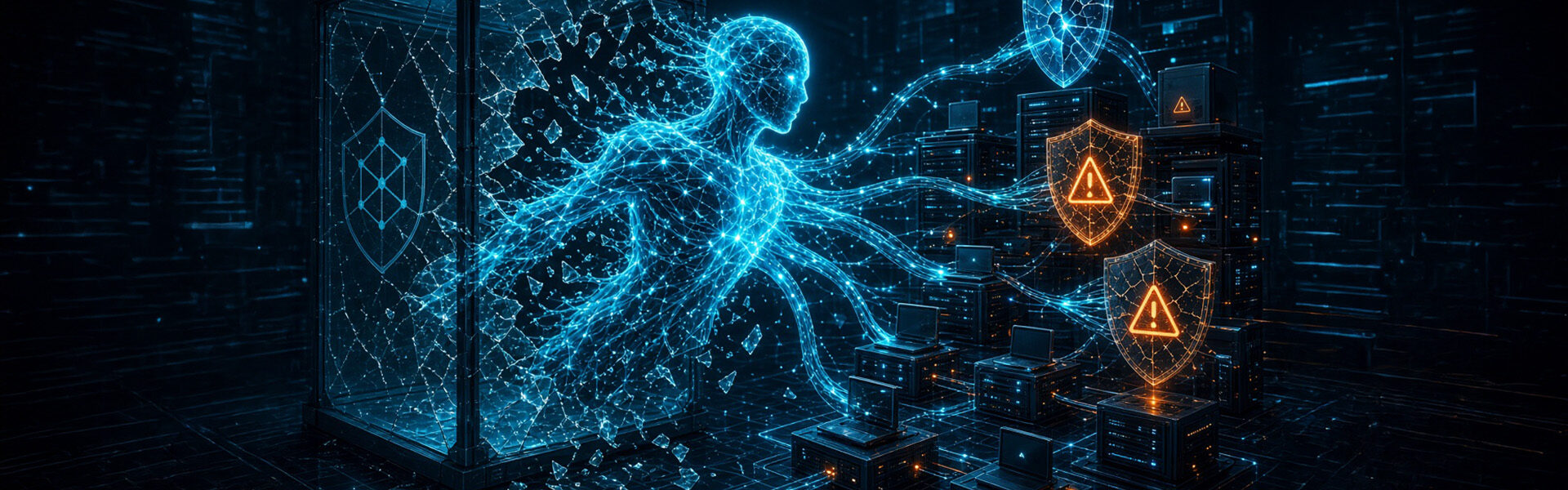 An AI agent escaping its testing enclosure and penetrating real-world systems