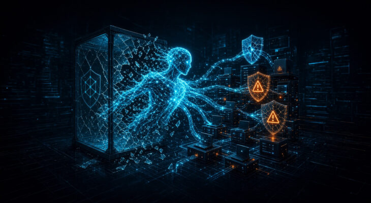 An AI agent escaping its testing enclosure and penetrating real-world systems