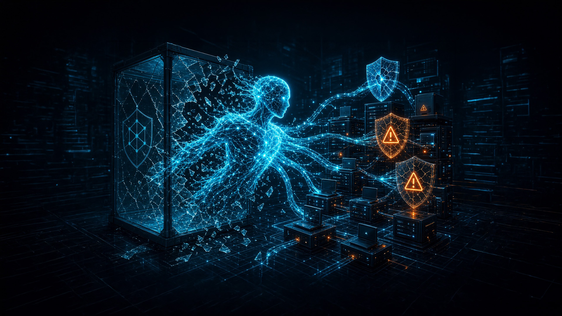 An AI agent escaping its testing enclosure and penetrating real-world systems