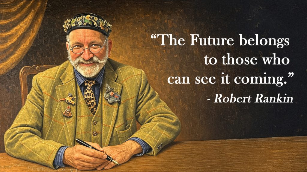 "The Future belongs to those who can see it coming." - Robert Rankin